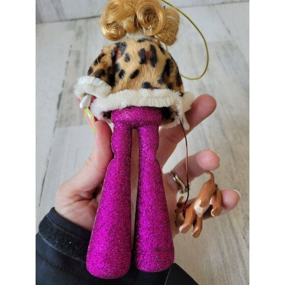 Vintage de carlini Italian glass lady shopper dog shopping ornament lady fashion - Picture 7 of 9